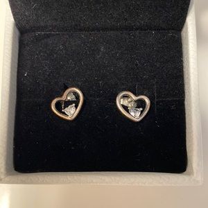 Pandora heart earrings